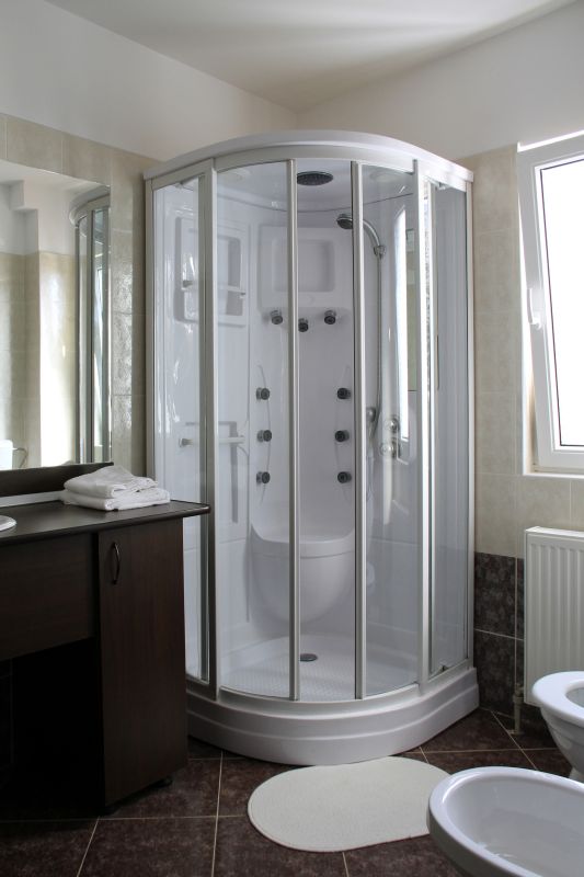 Corner Walk-In Shower Design